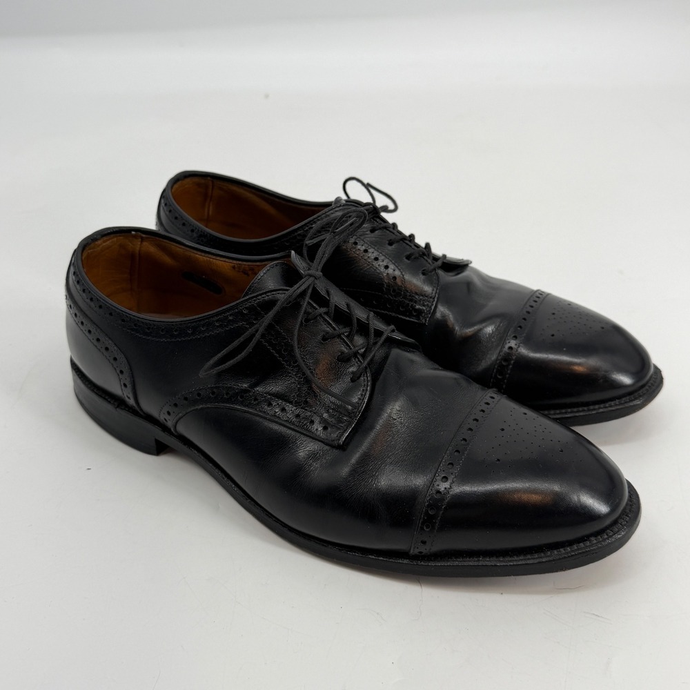 Allen Edmonds Colton Cap Toe Oxfords Black Leather Men's‎ 11 EEE USA